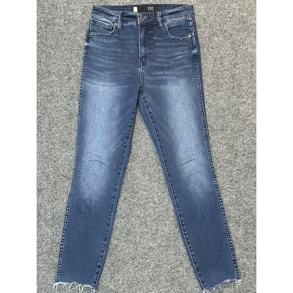 Kut From The‎ Cloth Jeans - Connie Ankle Skinny Raw Hem -  Size 0